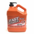 Permatex Cleaner, Hand, Fast Orange Fine Pumice Lotion, Low Profile 1 Gal Bottle W/ Pump 25219